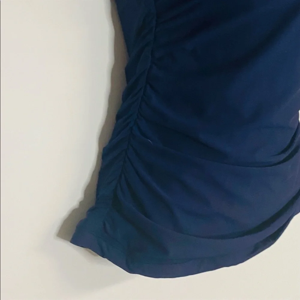 Athleta TALL Square Neck Bra Cup Tankini 36B/C Tall Navy - Picture 5 of 10